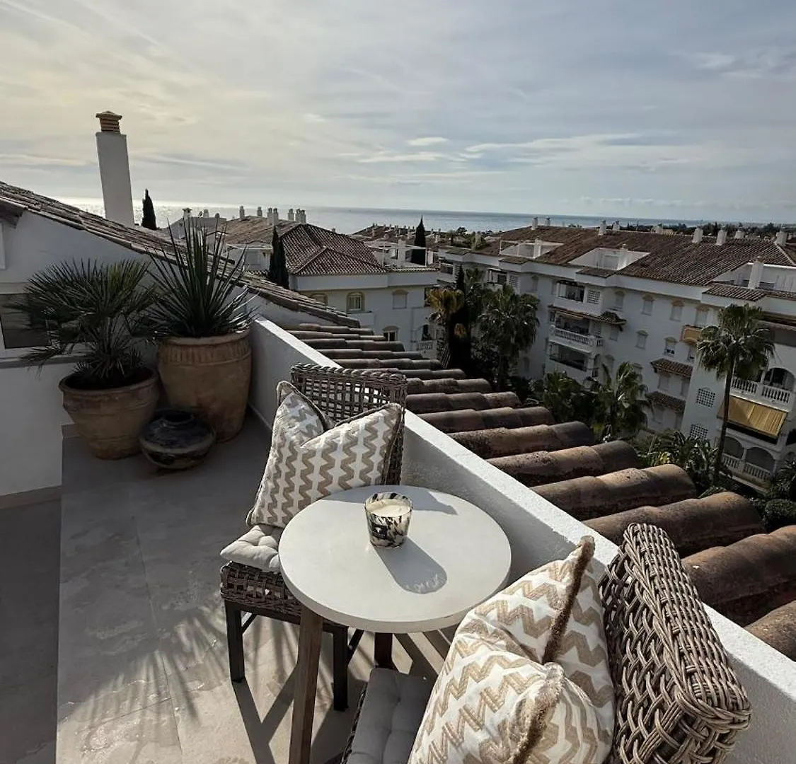 Sea View And Sunny Rooftop In Marbella, Remodeled 2025 Apartment Marbella